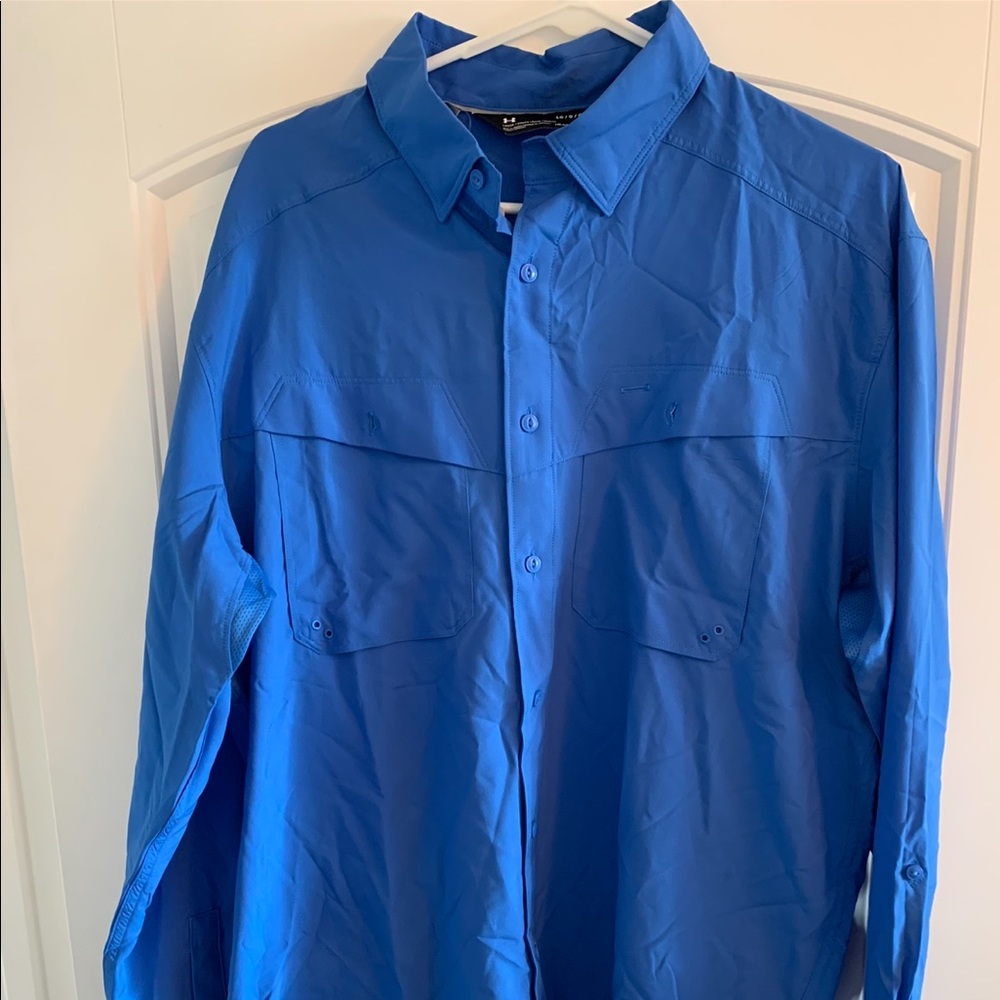 NWT Men’s Large Under Armour button down